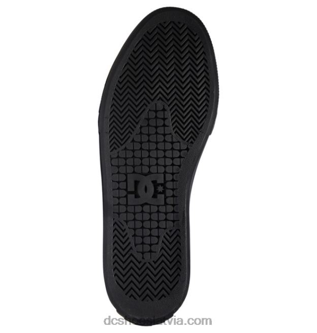 N008N345 vīriešu rokasgrāmatas zamšādas kurpes ar augstu augšdaļu melns DC Shoes