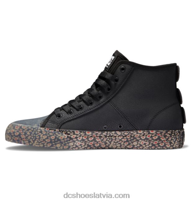 N008N378 vīriešu rokasgrāmata hi high-top shoes evan smith shoes melns/sarkans DC Shoes