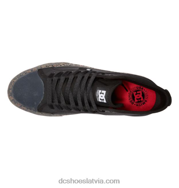 N008N378 vīriešu rokasgrāmata hi high-top shoes evan smith shoes melns/sarkans DC Shoes