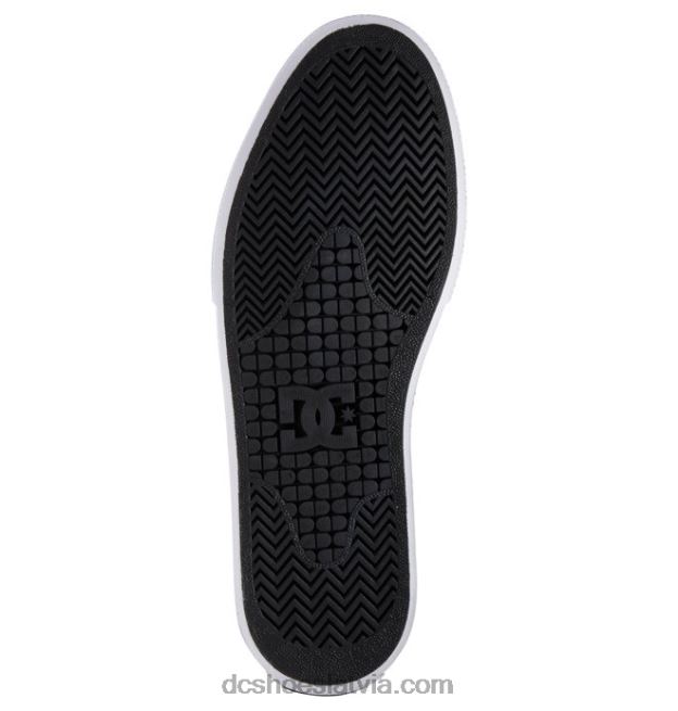 N008N94 vīriešu manual hi high-top refibra kurpes melns balts DC Shoes