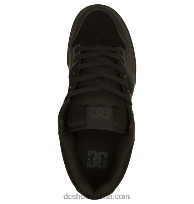 N008N144 Vīriešu apavi ar tīru vidu melns/gumija DC Shoes