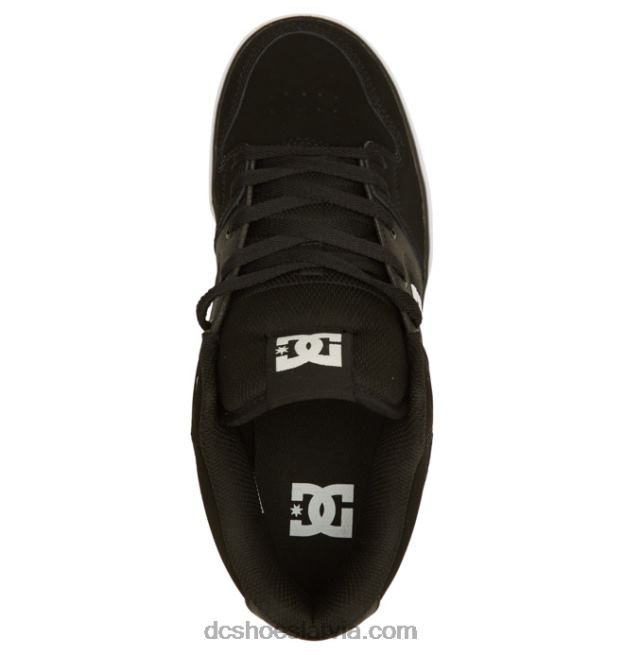 N008N145 Vīriešu apavi ar tīru vidu melns balts DC Shoes