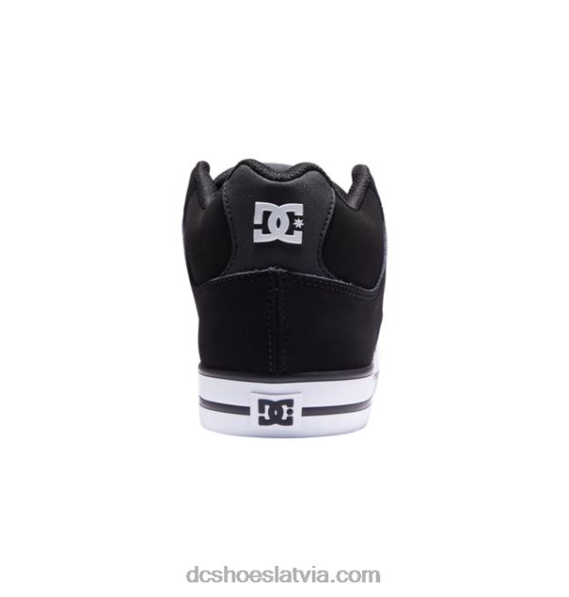 N008N145 Vīriešu apavi ar tīru vidu melns balts DC Shoes