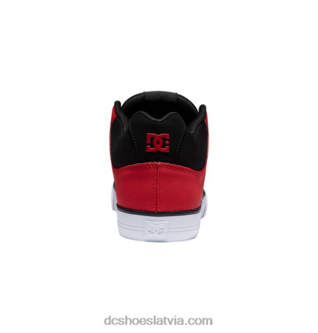 N008N169 Vīriešu apavi ar tīru vidu melns/sarkans DC Shoes