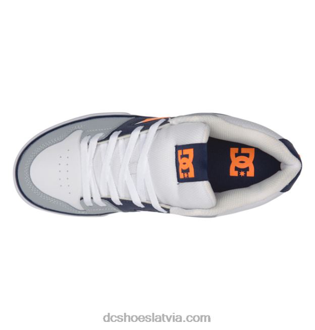 N008N188 Vīriešu apavi ar tīru vidu balts/pelēks/oranžs DC Shoes