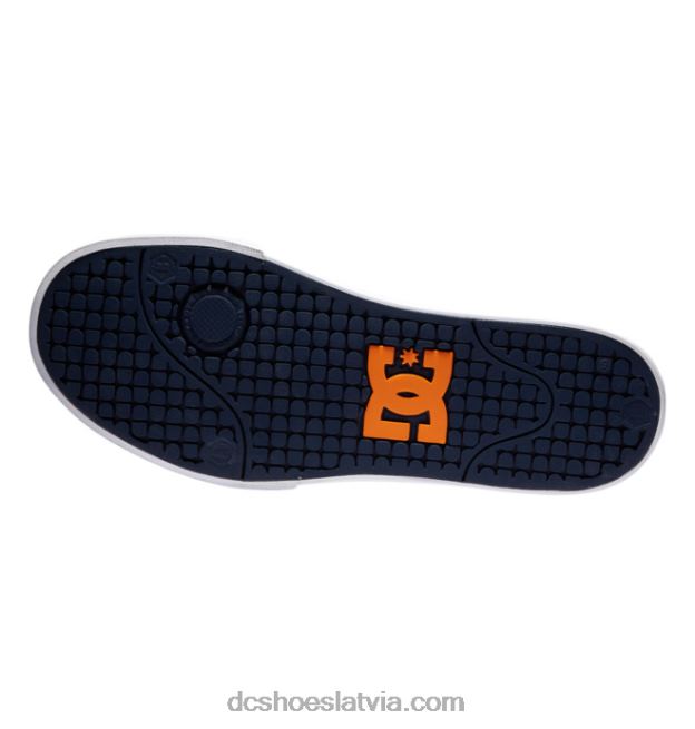 N008N188 Vīriešu apavi ar tīru vidu balts/pelēks/oranžs DC Shoes