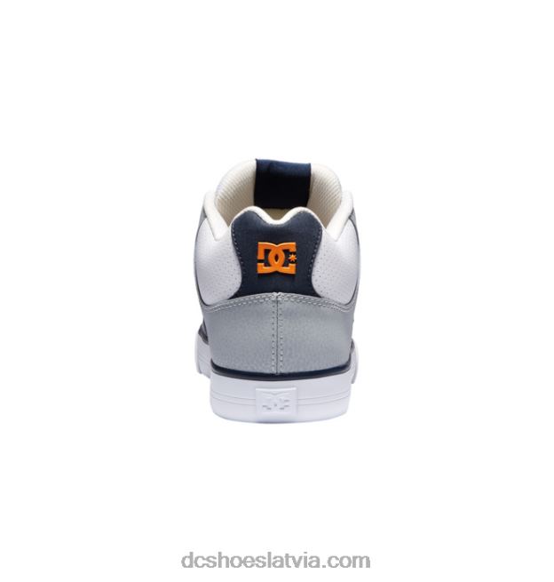 N008N188 Vīriešu apavi ar tīru vidu balts/pelēks/oranžs DC Shoes