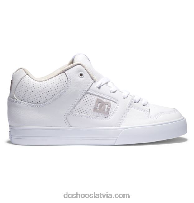 N008N194 Vīriešu apavi ar tīru vidu balts/pelēks DC Shoes