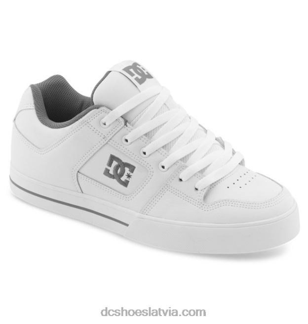 N008N245 tīri vīriešu apavi balts/kaujas kuģis DC Shoes