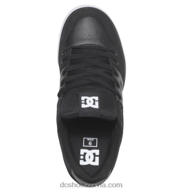 N008N246 tīri vīriešu apavi melns balts DC Shoes