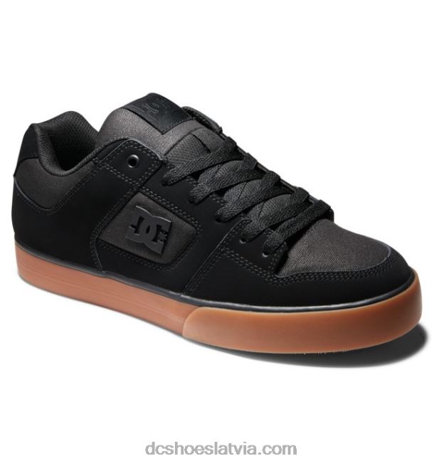 N008N249 tīri vīriešu apavi melns/gumija DC Shoes