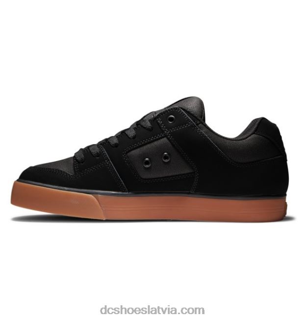 N008N249 tīri vīriešu apavi melns/gumija DC Shoes
