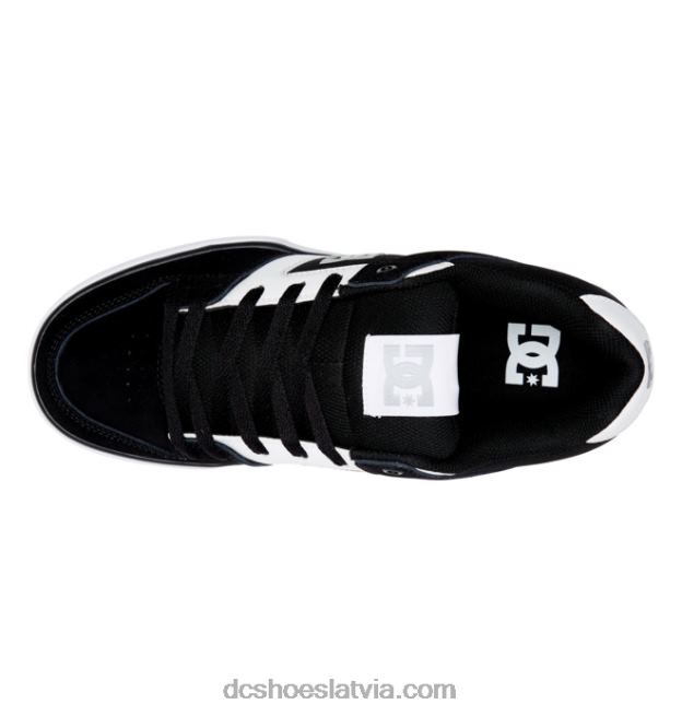 N008N252 tīri vīriešu apavi melns/balts/gumija DC Shoes
