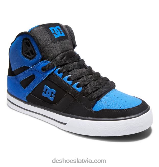 N008N261 tīri vīriešu apavi ar augstu augšdaļu melns/karalisks DC Shoes