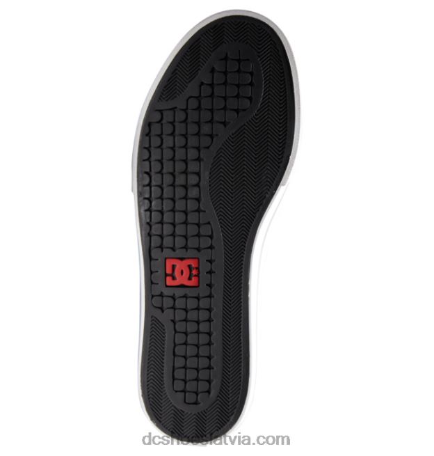 N008N263 tīri vīriešu apavi ar augstu augšdaļu melns/balts/sarkans DC Shoes
