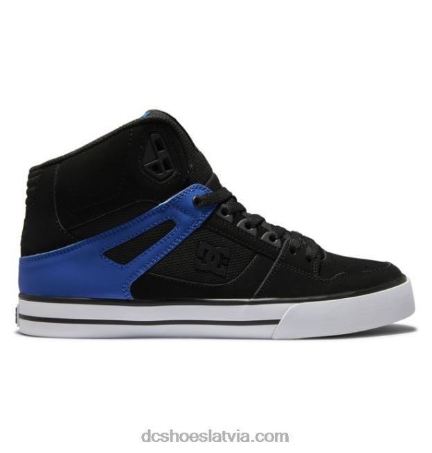 N008N267 tīri vīriešu apavi ar augstu augšdaļu melns/zils DC Shoes