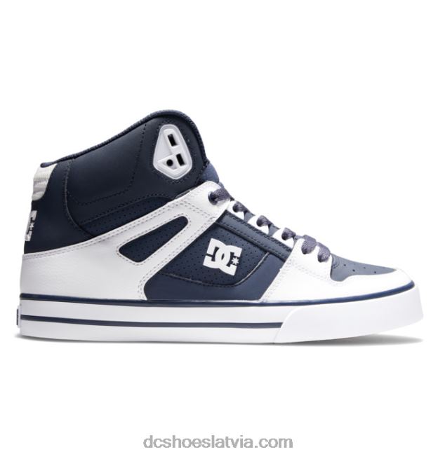 N008N270 tīri vīriešu apavi ar augstu augšdaļu dc navy/balts DC Shoes