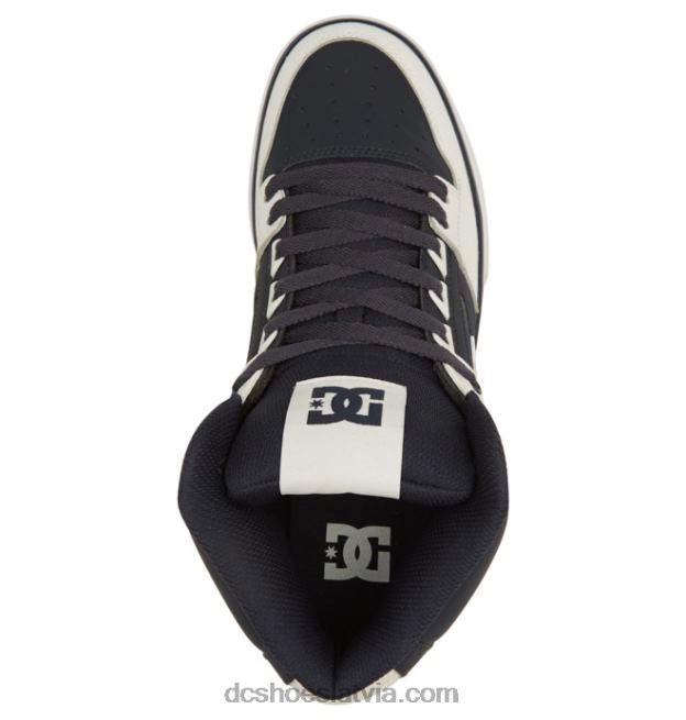 N008N270 tīri vīriešu apavi ar augstu augšdaļu dc navy/balts DC Shoes