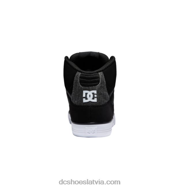 N008N35 tīri vīriešu apavi ar augstu augšdaļu melnais/kaujas kuģis DC Shoes