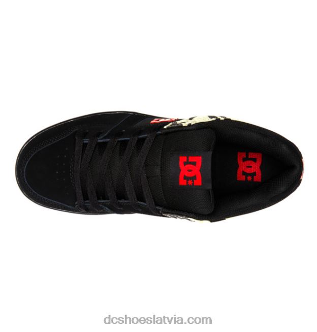 N008N37 tīri vīriešu apavi melna kamuflāža DC Shoes