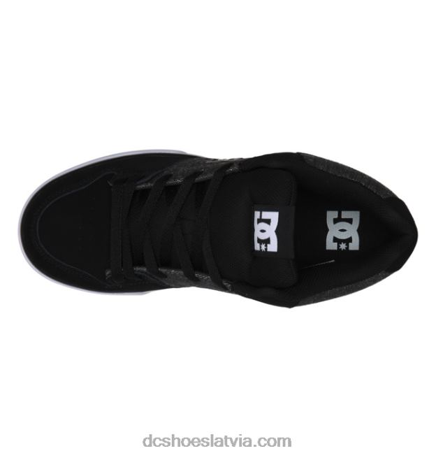 N008N88 Vīriešu apavi ar tīru vidu melnas/bruņas DC Shoes