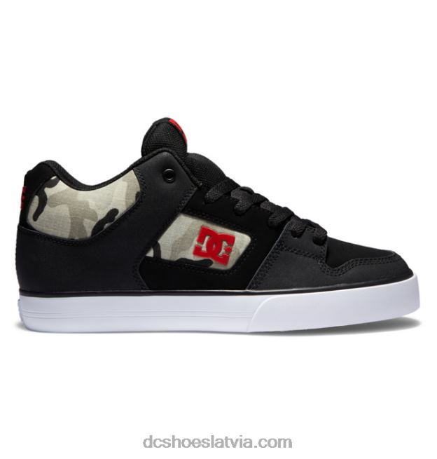 N008N93 Vīriešu apavi ar tīru vidu astro camo melns DC Shoes