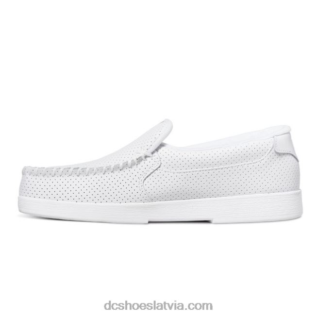 N008N255 villain 2 - slip-on kurpes vīriešiem balts DC Shoes