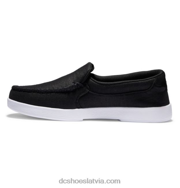 N008N256 vīriešu villain slip-on kurpes melna skalošana DC Shoes