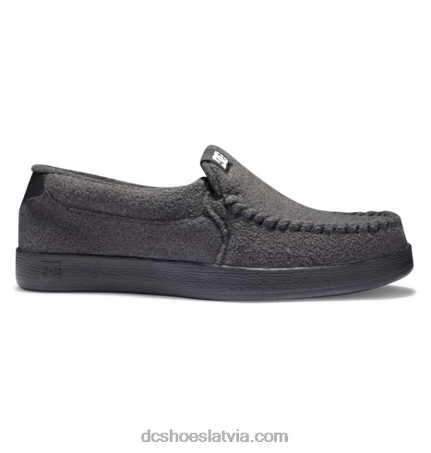 N008N257 vīriešu villain slip-on kurpes melnas/bruņas DC Shoes