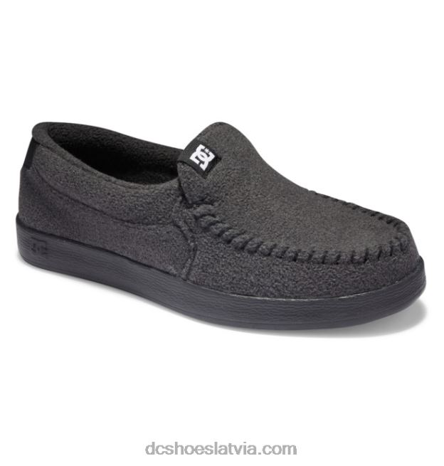 N008N257 vīriešu villain slip-on kurpes melnas/bruņas DC Shoes