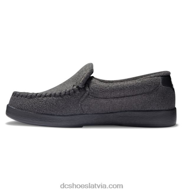 N008N257 vīriešu villain slip-on kurpes melnas/bruņas DC Shoes