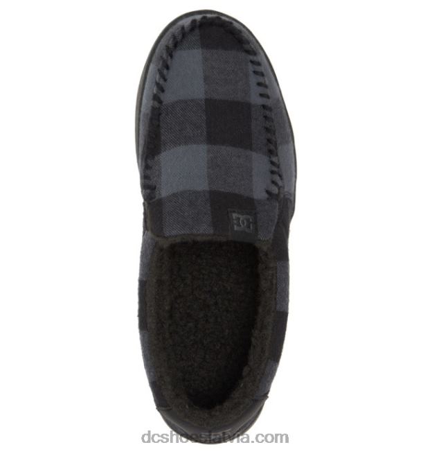 N008N305 vīriešu villain ziemas slip on kurpes melns/ogles DC Shoes