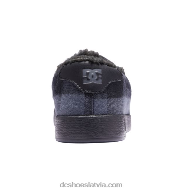 N008N305 vīriešu villain ziemas slip on kurpes melns/ogles DC Shoes
