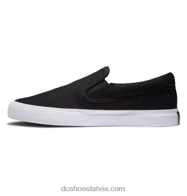 N008N344 vīriešu manuāli uzvelkami apavi melns balts DC Shoes