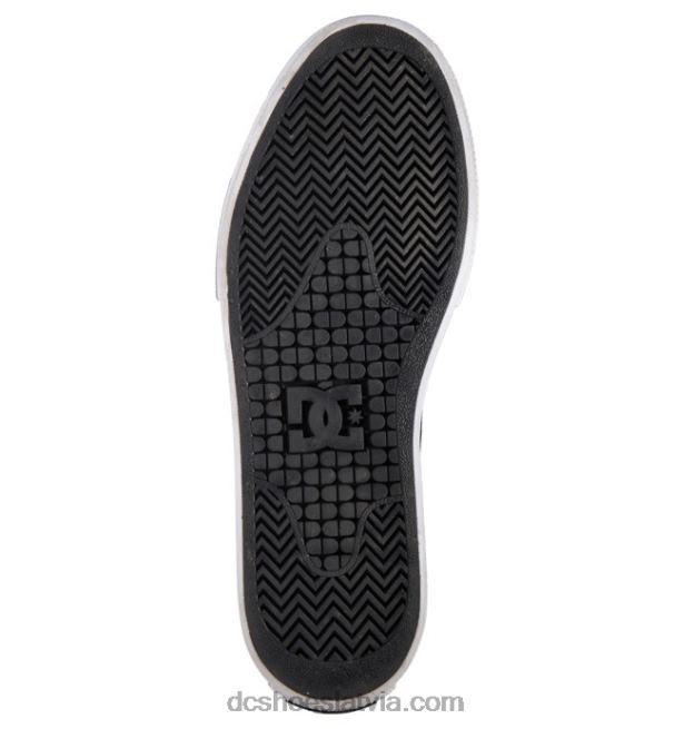 N008N344 vīriešu manuāli uzvelkami apavi melns balts DC Shoes