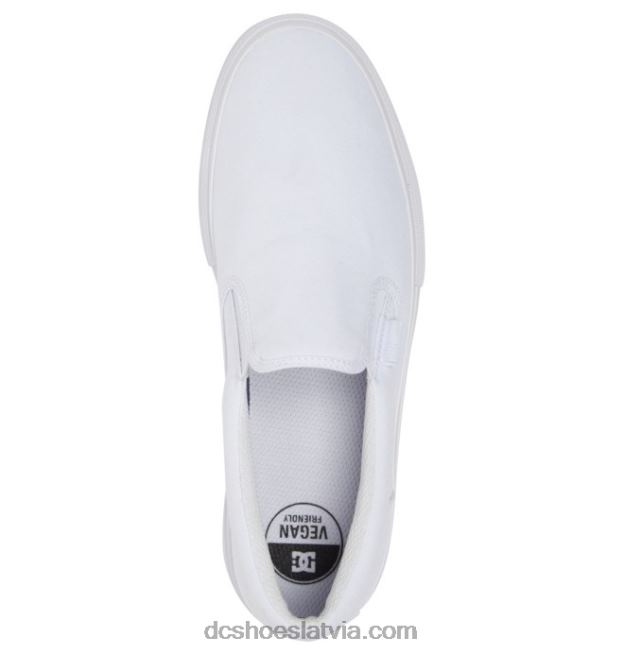 N008N349 vīriešu manuāli uzvelkami apavi balts DC Shoes