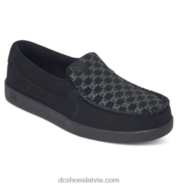 N008N70 villain 2 - slip-on kurpes vīriešiem melns DC Shoes