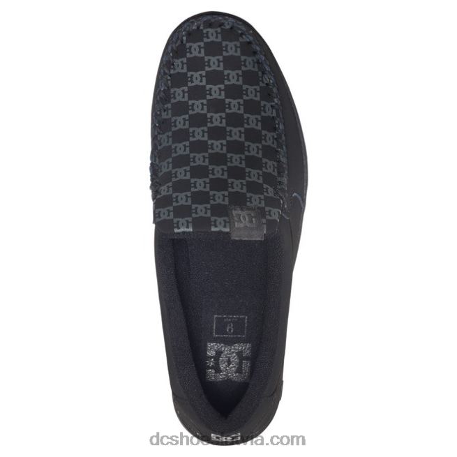 N008N70 villain 2 - slip-on kurpes vīriešiem melns DC Shoes