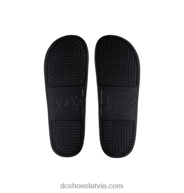 N008N155 lynx slide - slider sandales vīriešiem astro camo melns DC Shoes