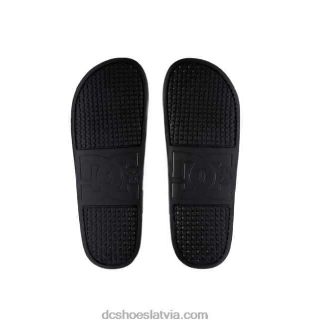 N008N191 dc slide - slider sandales vīriešiem astro camo melns DC Shoes