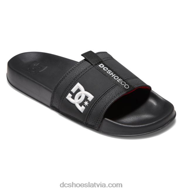 N008N192 lynx slide - slider sandales vīriešiem melns/pelēks/sarkans DC Shoes