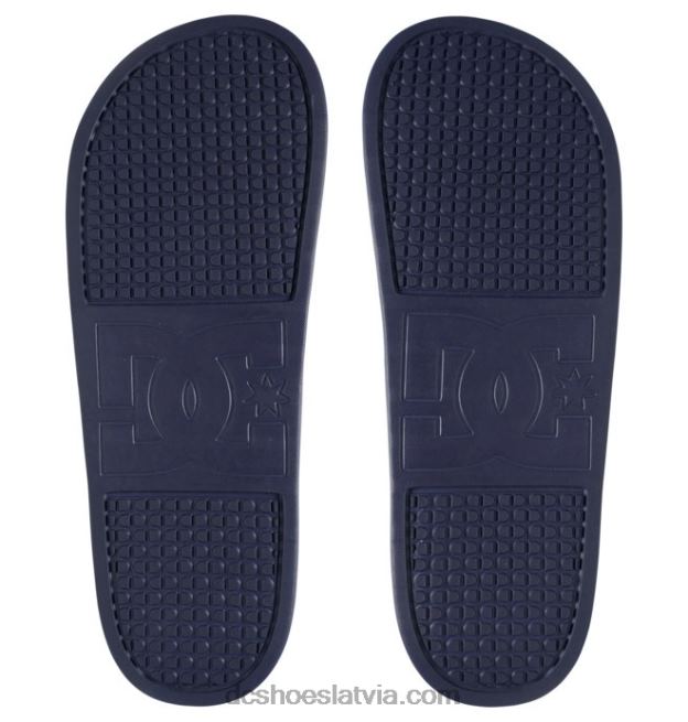N008N240 dc slide - slider sandales vīriešiem tumšs/sarkans DC Shoes