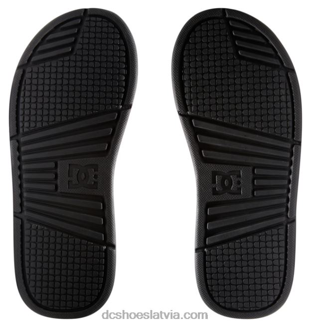 N008N317 bolsa - vīriešu sandales melns/sarkans DC Shoes