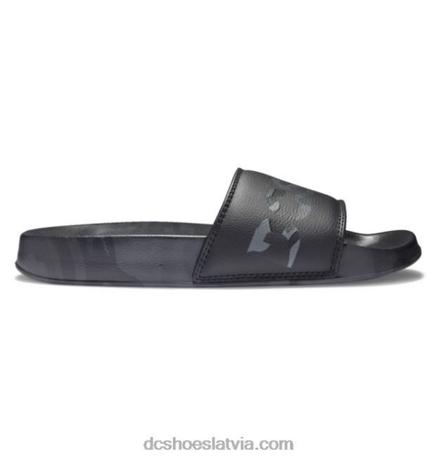 N008N357 vīriešu līdzstrāvas slaidi melns/kamo DC Shoes