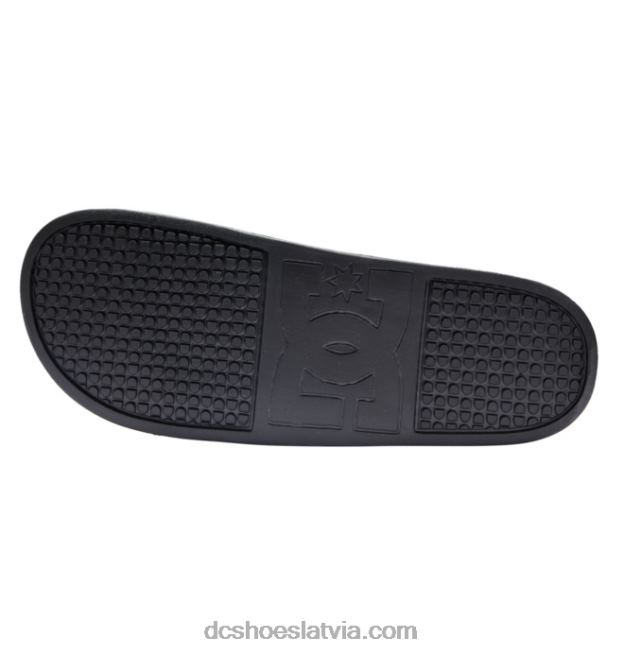 N008N357 vīriešu līdzstrāvas slaidi melns/kamo DC Shoes