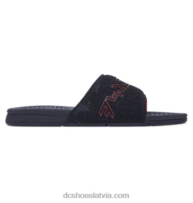 N008N388 vīriešu star wars dc bolsa basic sandales melns/sarkans DC Shoes