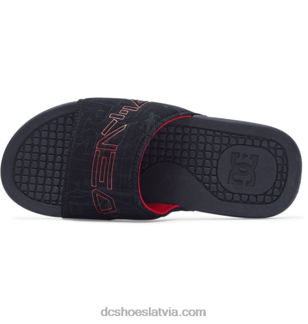 N008N388 vīriešu star wars dc bolsa basic sandales melns/sarkans DC Shoes