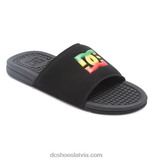 N008N52 bolsa - vīriešu sandales melns/sarkans DC Shoes