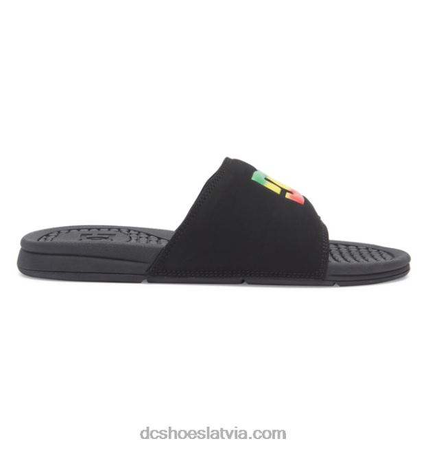 N008N52 bolsa - vīriešu sandales melns/sarkans DC Shoes