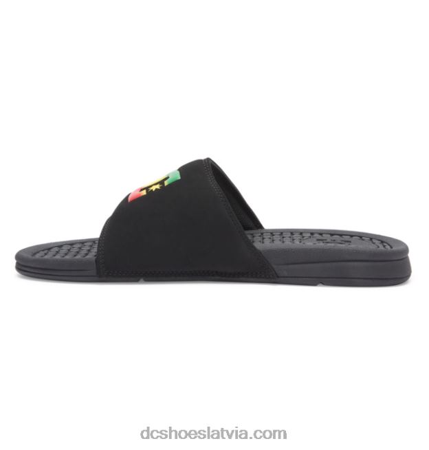 N008N52 bolsa - vīriešu sandales melns/sarkans DC Shoes